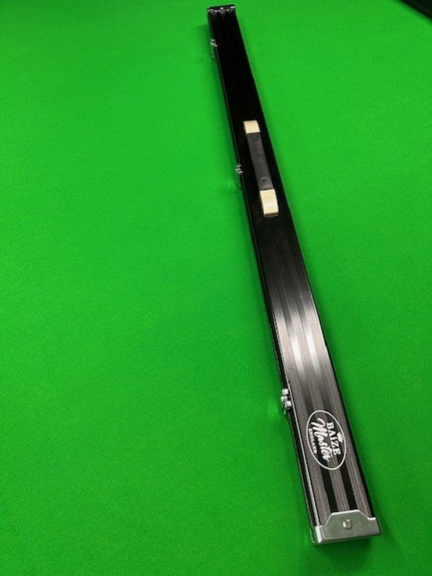 Baize Master 3/4 Length PRO LINE Aluminium Metal Ends Case (BLACK)