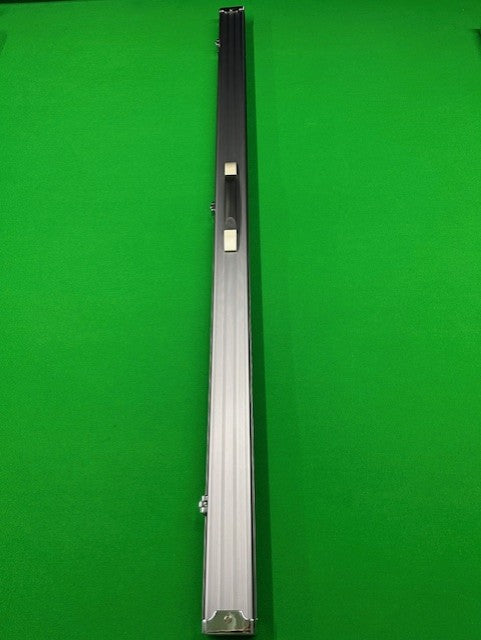 Plain Aluminium 2 Slot One Piece Cue Case (GREY)