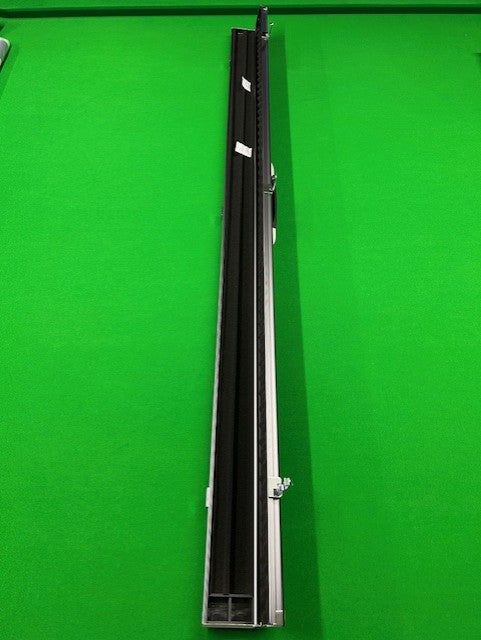 Plain Aluminium 2 Slot One Piece Cue Case (GREY)