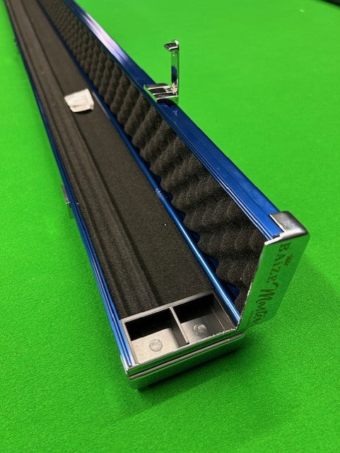 Baize Master 3/4 Length PRO LINE Aluminium Metal Ends Case (BLUE)