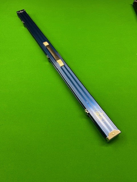 Baize Master 3/4 Length PRO LINE Aluminium Metal Ends Case (BLUE)