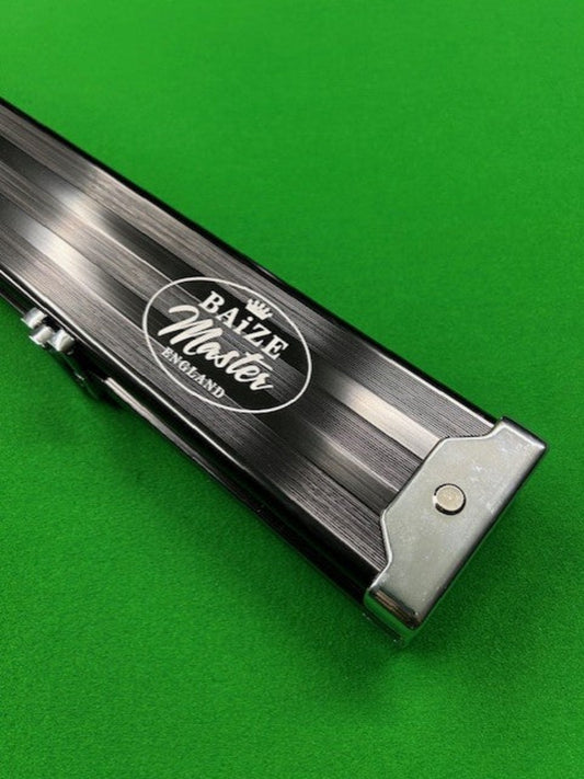 Baize Master 3/4 Length PRO LINE Aluminium Metal Ends Case (BLACK)