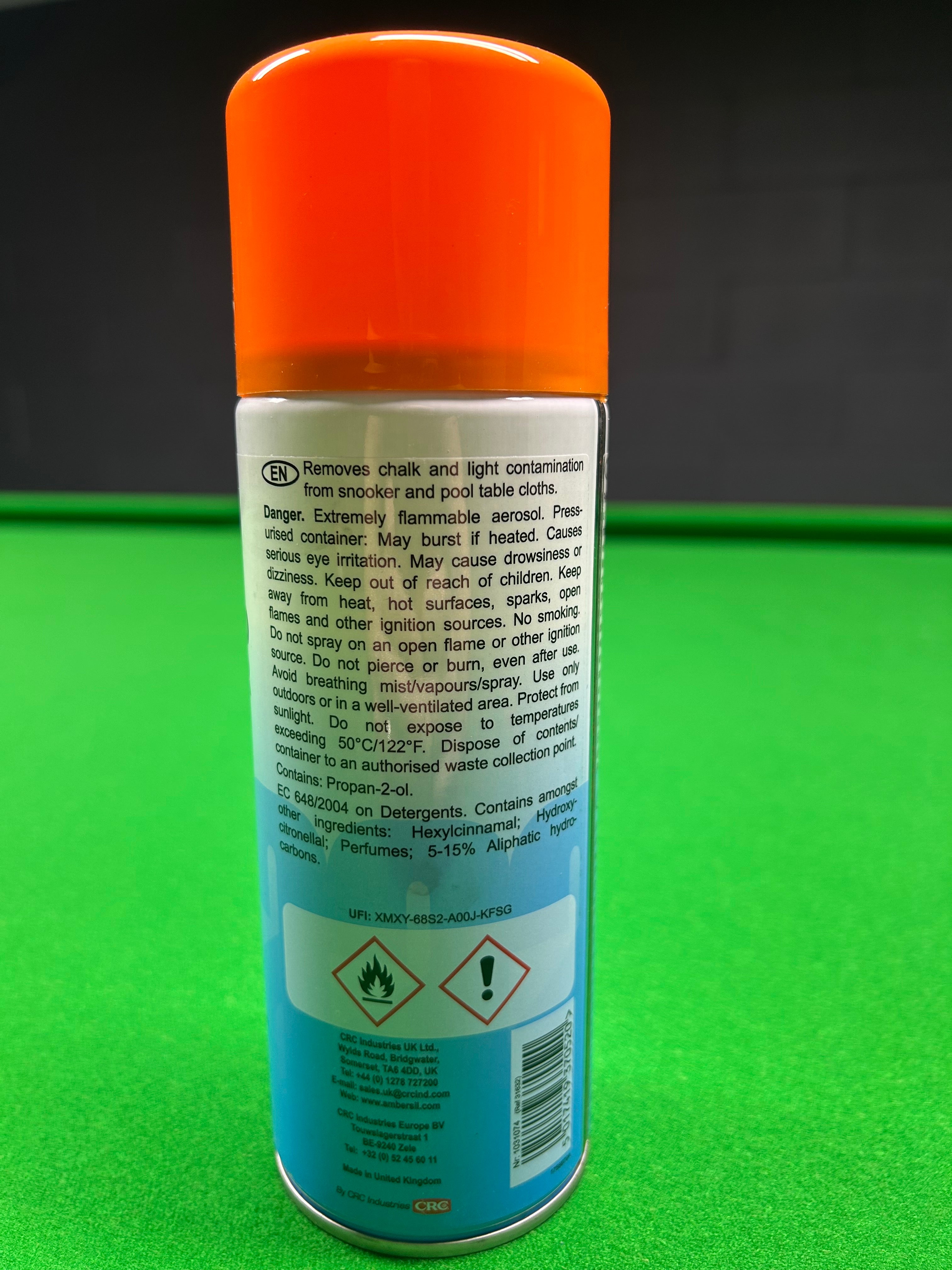Ambersil Pool & Snooker Cloth Cleaner