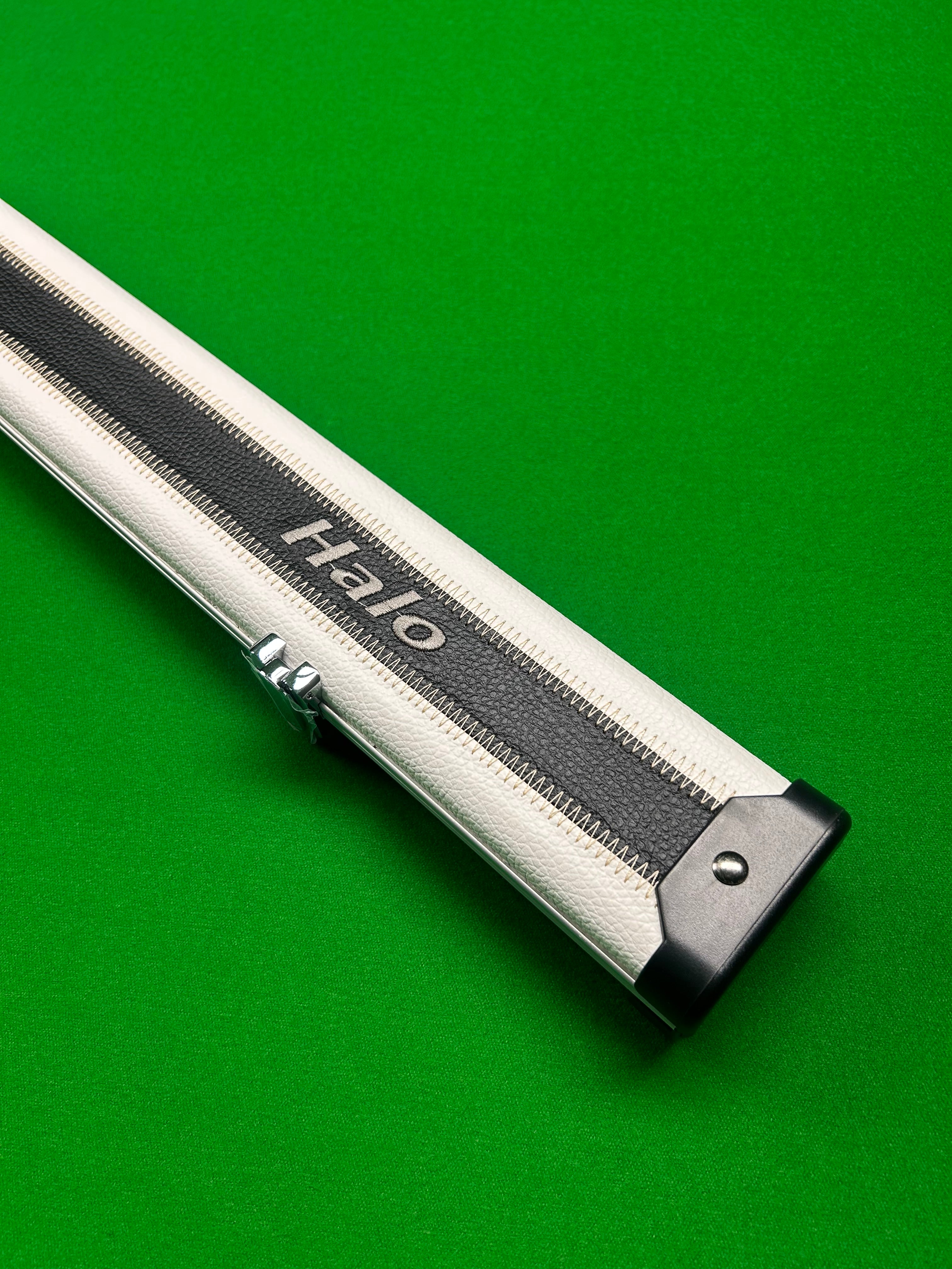 Peradon Halo Wide 2 Slot One Piece Limited Edition Cue Case - Black & White