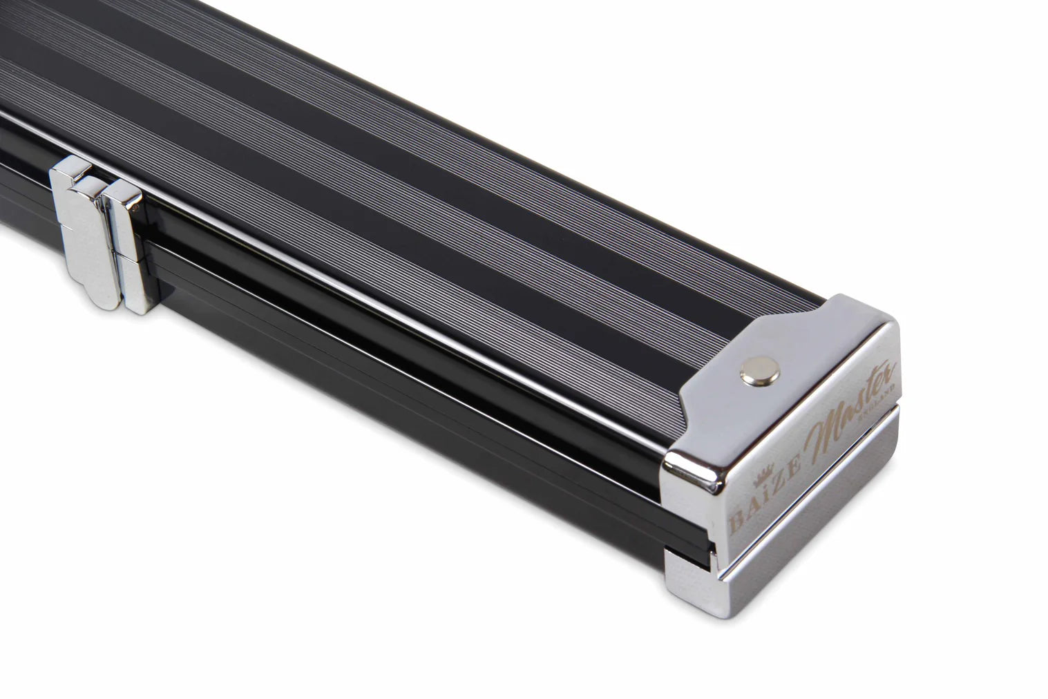 Baize Master 3/4 Length PRO LINE Aluminium Metal Ends Case - BLACK