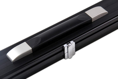 Baize Master 1pc 2 Cue PRO LINE Aluminium Metal Ends Case (BLACK)