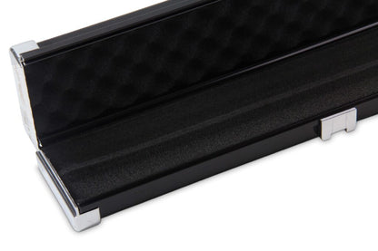 Baize Master 1pc 2 Cue PRO LINE Aluminium Metal Ends Case (BLACK)