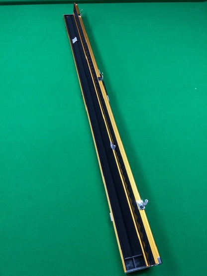 Plain Aluminium 2 Slot One Piece Cue Case (GOLD)