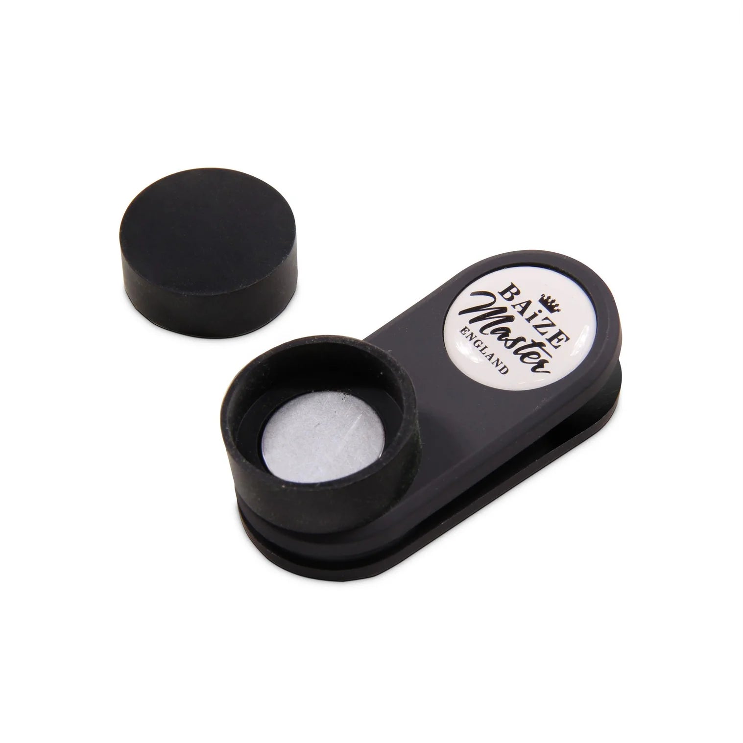 Baize Master T-MAG Double Magnetic Square Rubber & Round Rubber Taom Snooker Pool Chalk Holder with Pocket Clip Action - includes Protective Chalk Covers