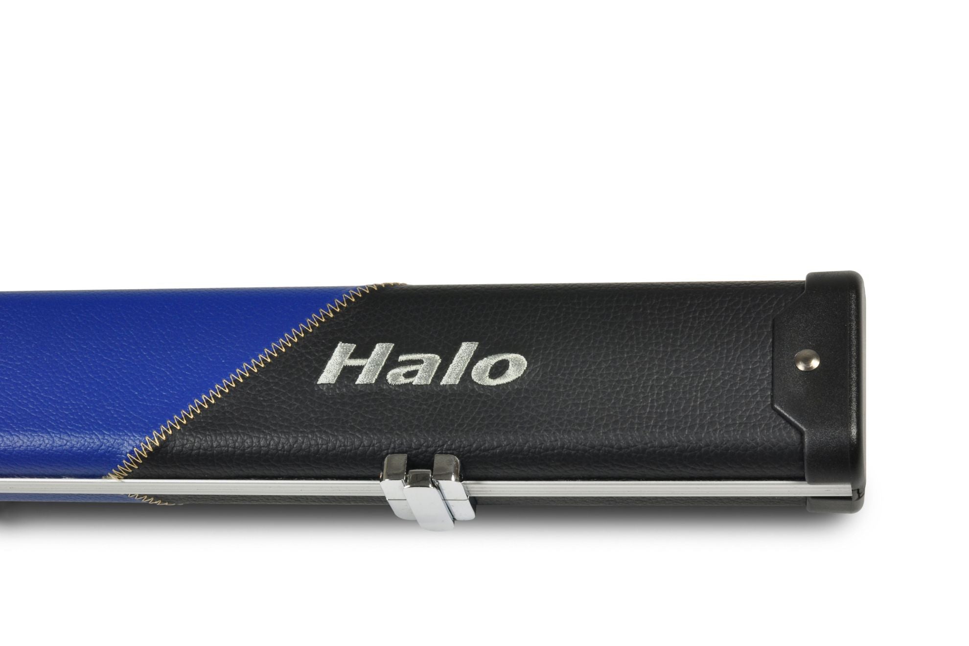 Peradon Halo 3/4 Cue Case - Black & Blue Stripe